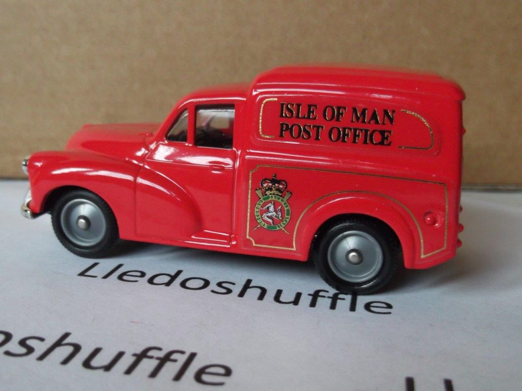 PV127, Code 3, Morris Minor Van, Isle of Man Post Office Lledo Models