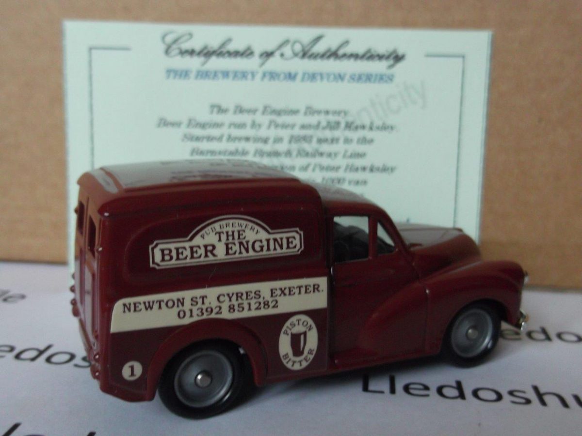 PV127, Code 3, Morris Minor Van, The Beer Engine Pub Company, Newton St