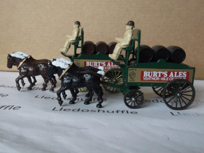 LP31001, Horse Drawn Brewers Dray, Burt’s Ales, Ventnor, Isle of Wight