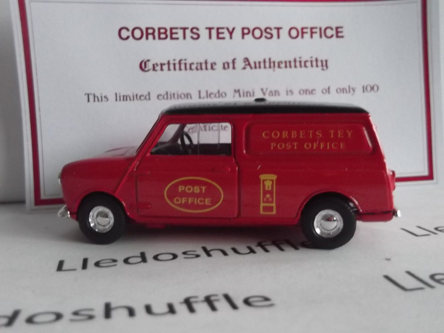 VP14 Code 3 Austin 7 Mini Van Corbets Tey Post Office Upminster vp14-code-3-austin-7-mini-van-corbets-tey-post-office-upminster